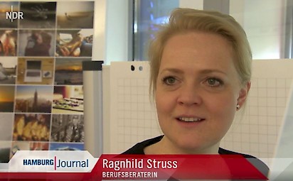 Ragnhild Struss beim Hamburg Journal